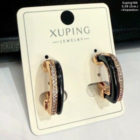 Сережки Xuping18К 20496 (2см) «кераміка»